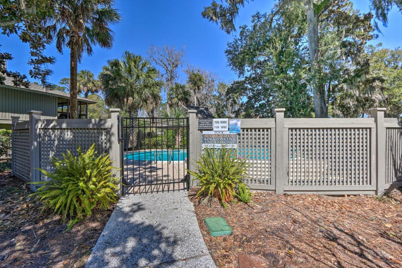 Coastal Oasis With Pool - Walk To Coligny Beach Park Hilton Head Island Dış mekan fotoğraf