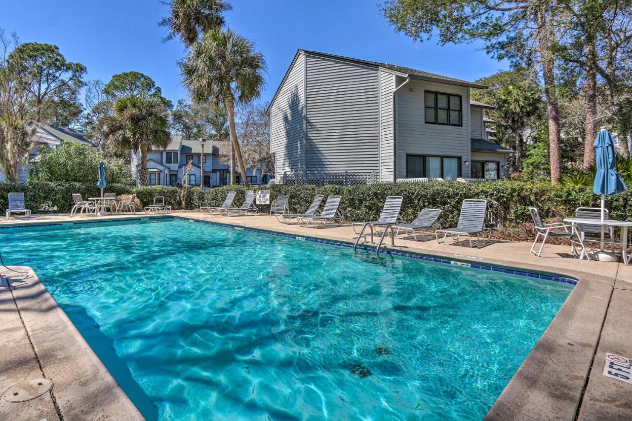 Coastal Oasis With Pool - Walk To Coligny Beach Park Hilton Head Island Dış mekan fotoğraf
