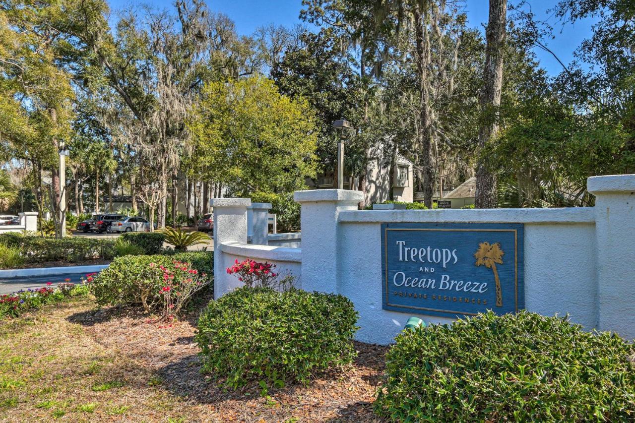 Coastal Oasis With Pool - Walk To Coligny Beach Park Hilton Head Island Dış mekan fotoğraf